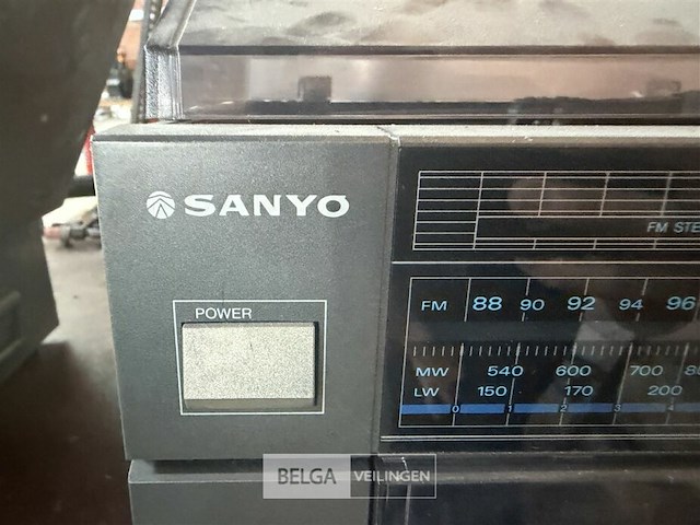 Vintage sanyo gxt200 stereoketen - afbeelding 4 van  6