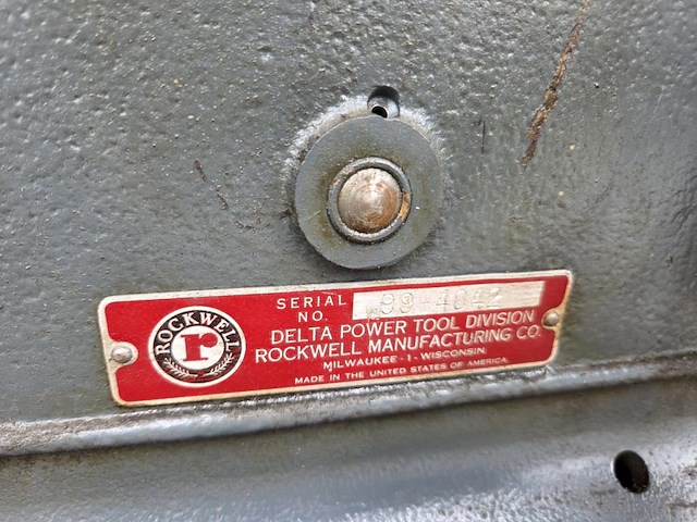 Vintage schaafmachine delta milwaukee - afbeelding 10 van  16