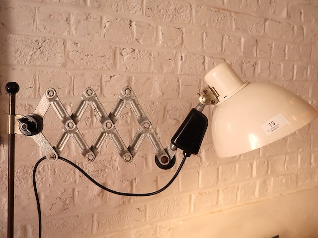 Vintage schaarlamp dreesden - afbeelding 2 van  7