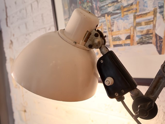 Vintage schaarlamp dreesden - afbeelding 4 van  7