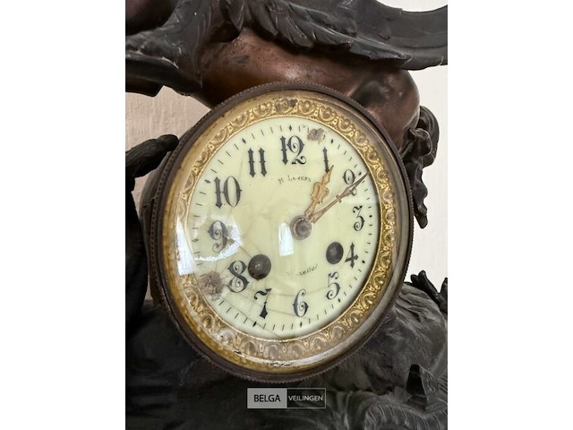 Vintage schouwklok - afbeelding 2 van  3