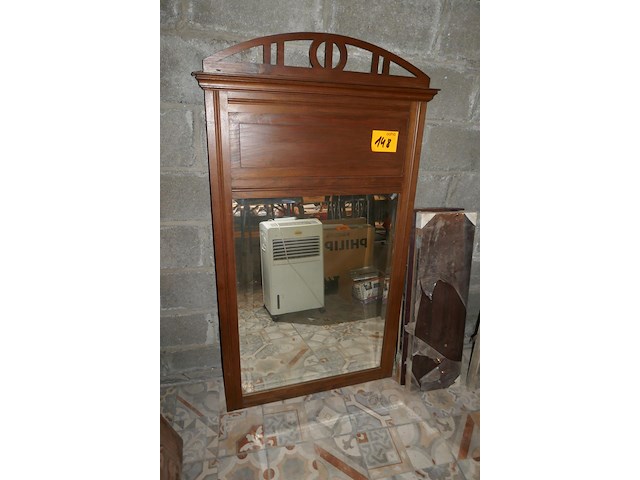 Vintage spiegel + salontafel - afbeelding 2 van  5