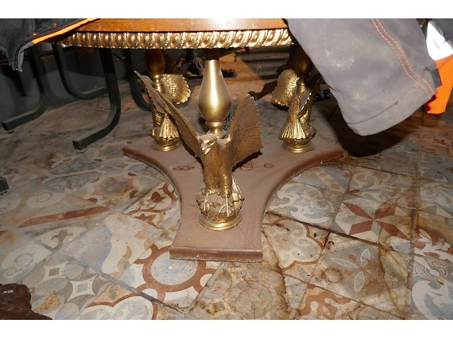 Vintage spiegel + salontafel - afbeelding 5 van  5