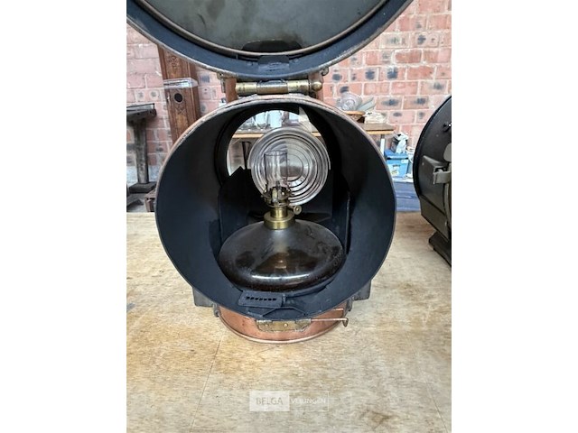 Vintage spoorweglantaarn - afbeelding 6 van  6