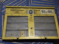 Vintage spoorwegreserveringssysteem - afbeelding 1 van  2