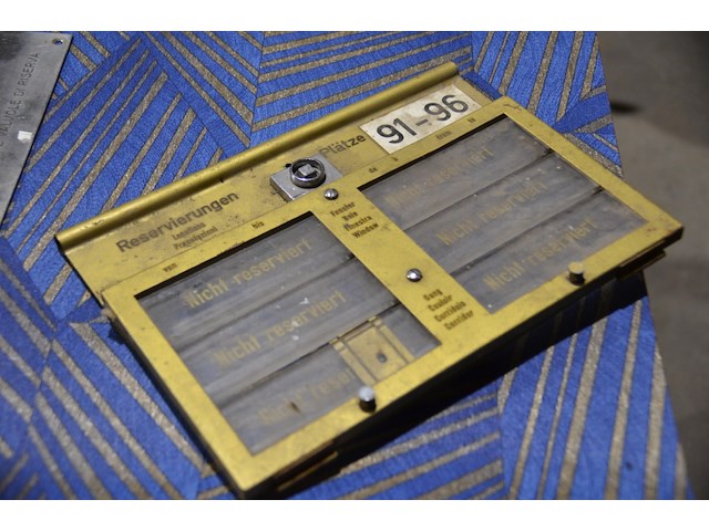 Vintage spoorwegreserveringssysteem - afbeelding 2 van  2