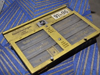 Vintage spoorwegreserveringssysteem - afbeelding 2 van  2