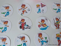 Vintage stickers. 26 stuks - afbeelding 3 van  5
