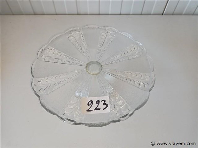 Vintage taartschaal - afbeelding 3 van  3