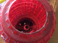 Vintage tafellamp - afbeelding 3 van  3