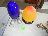 Vintage tafellampen (glas) - afbeelding 1 van  1