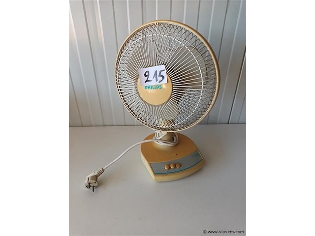 Vintage tafelventilator philips - afbeelding 1 van  3
