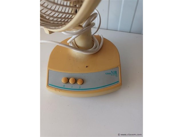 Vintage tafelventilator philips - afbeelding 2 van  3