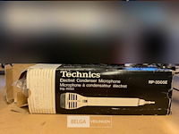 Vintage technics rp-3505e electret condensatormicrofoon.