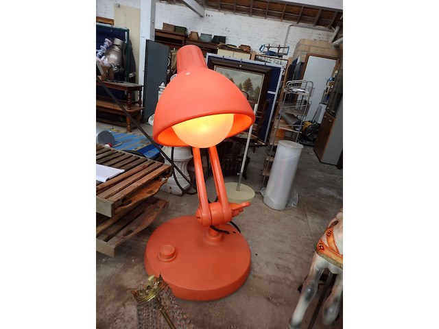 Vintage terraslamp hoogte 1m50cm malummel - afbeelding 1 van  5