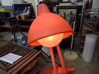 Vintage terraslamp hoogte 1m50cm malummel - afbeelding 2 van  5