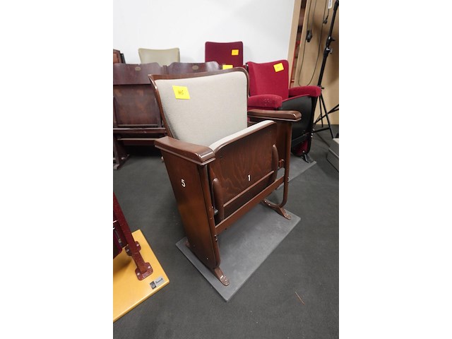 Vintage theaterstoel - afbeelding 3 van  7