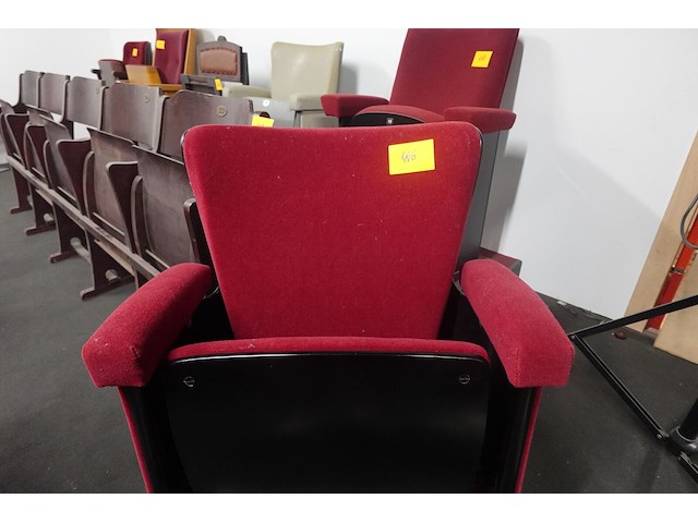 Vintage theaterstoel - afbeelding 4 van  5