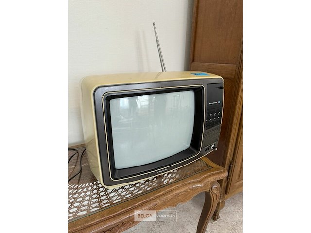 Vintage toshiba blackstripe kleurentelevisie - afbeelding 1 van  3