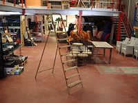 Vintage trapladder - afbeelding 2 van  3