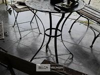 Vintage tuinset, bank en tafeltje - afbeelding 2 van  4