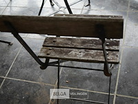 Vintage tuinset, bank en tafeltje - afbeelding 3 van  4