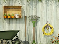 Vintage tuinslanghouder - afbeelding 3 van  6