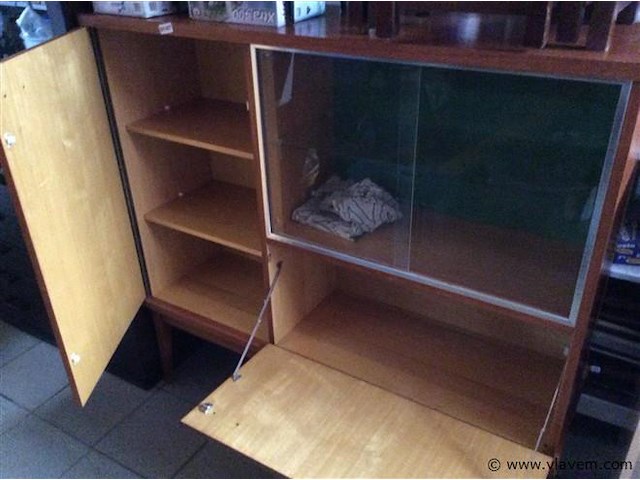 Vintage vitrine - afbeelding 1 van  3