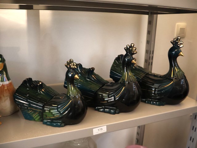 Vintage voorraadpotten (x3) - afbeelding 2 van  7