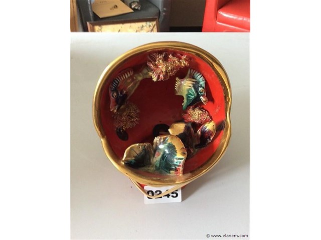 Vintage voorstelling vissen met verlichting - afbeelding 1 van  2