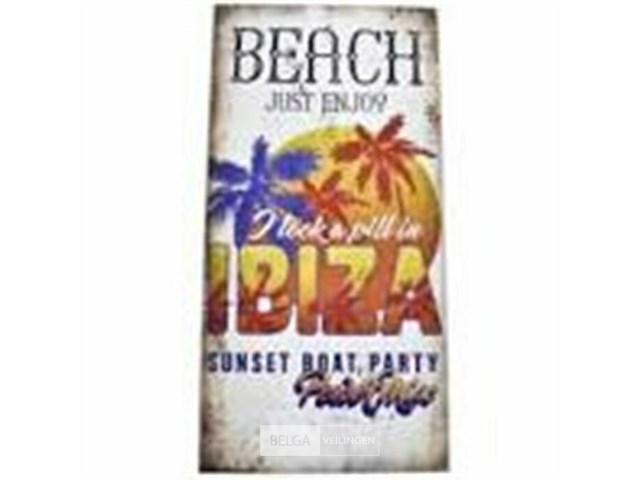 Vintage wandbord ibiza - afbeelding 1 van  1