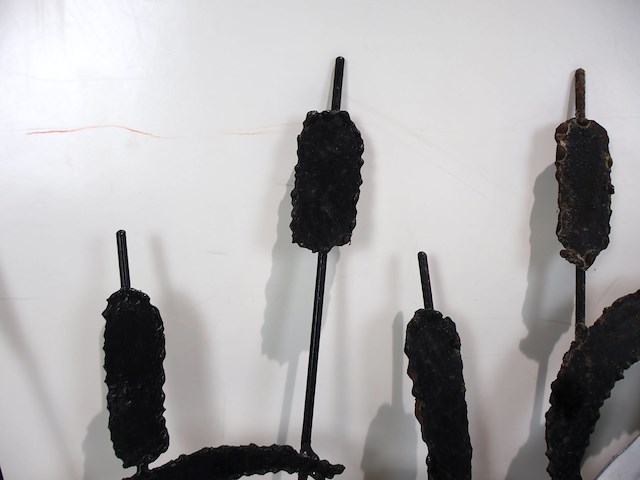 Vintage wandsculptuur keramische eenden - afbeelding 4 van  7