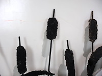 Vintage wandsculptuur keramische eenden - afbeelding 4 van  7
