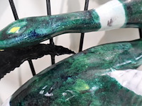 Vintage wandsculptuur keramische eenden - afbeelding 7 van  7