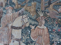 Vintage wandtapijt - afbeelding 2 van  4