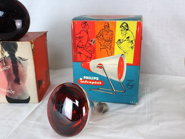 Vintage warmtelamp (x5) - afbeelding 3 van  6