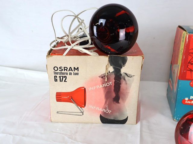 Vintage warmtelamp (x5) - afbeelding 5 van  6