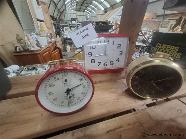 Vintage wekker - afbeelding 1 van  1