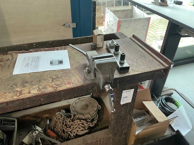 Vintage werkbank - afbeelding 5 van  6