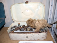 Vintage werkkoffer - afbeelding 1 van  3