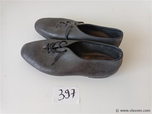 Vintage wielrennerschoenen - afbeelding 1 van  3