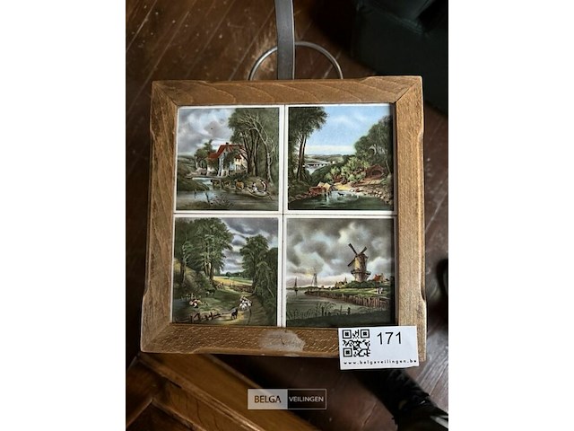 Vintage wijnrekje op wielen - afbeelding 3 van  3