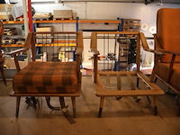 Vintage zetels (x3) - afbeelding 3 van  10