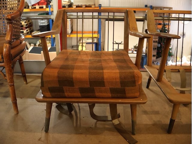 Vintage zetels (x3) - afbeelding 9 van  10