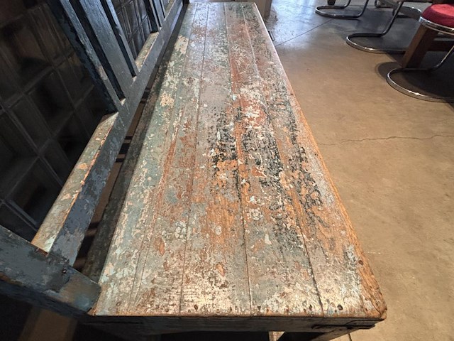 Vintage zitbank - afbeelding 3 van  3