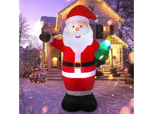 Vintoney opblaasbare kerstman (244 cm) - afbeelding 1 van  5