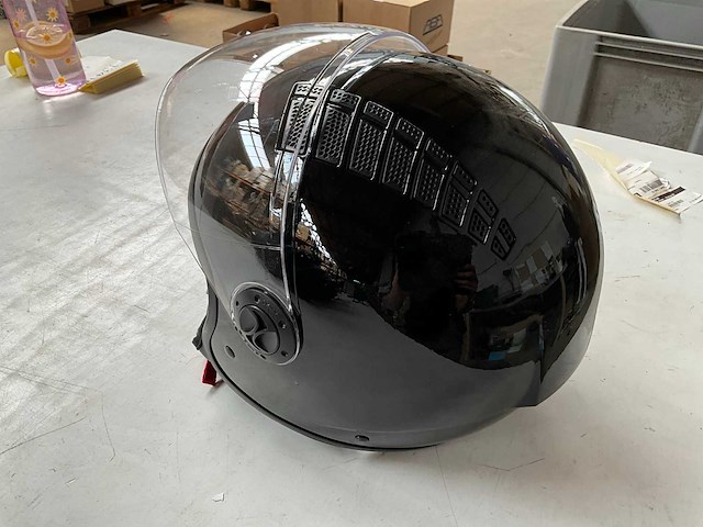 Vinz como motorhelm zwart xl 60-61 - afbeelding 4 van  6
