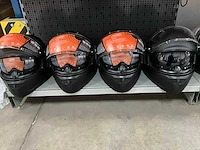 Vinz diverse modellen en maten motorhelmen (4x)