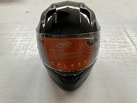 Vinz motorhelm zwart m 57-58 - afbeelding 1 van  11