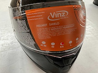 Vinz motorhelm zwart m 57-58 - afbeelding 4 van  11